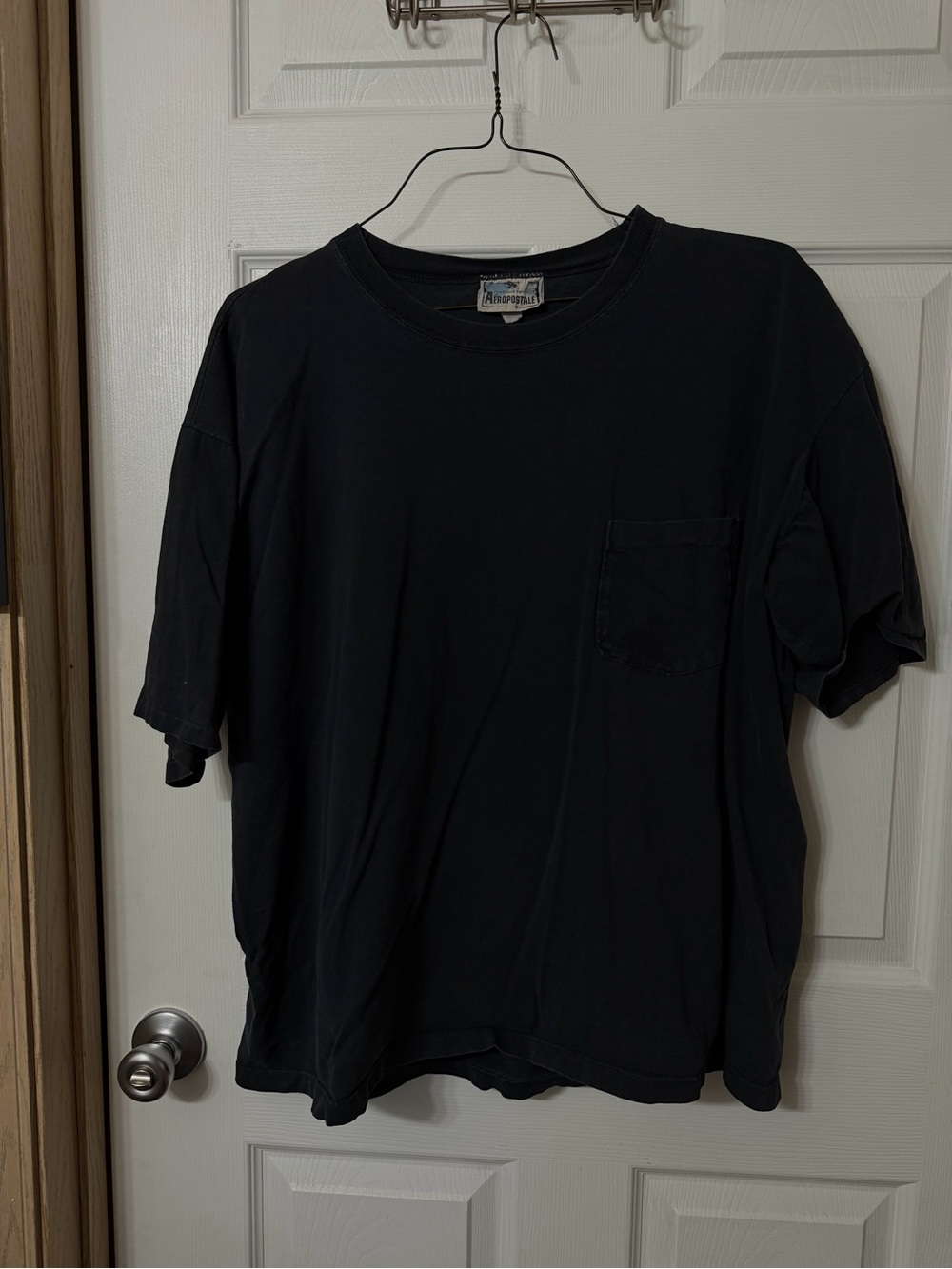 Abercrombie & Fitch Black Short Sleeve Pocket Tee
